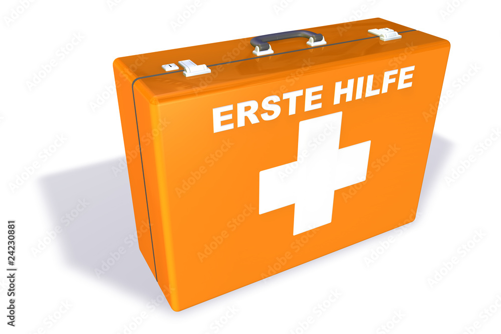 Erste Hilfe - Koffer Stock Illustration