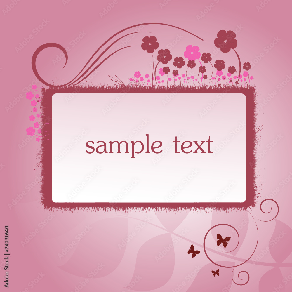 floral frame floral frame