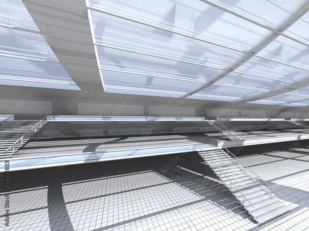 Obraz premium Flughafen Architektur