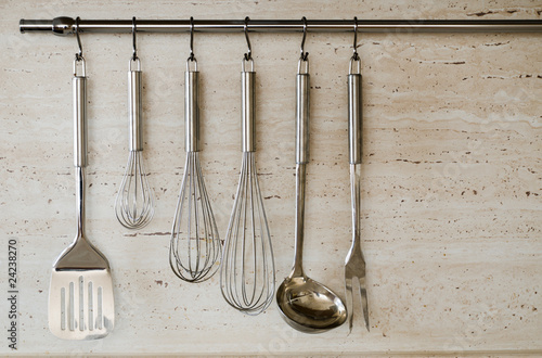 Different kitchen tools for cooking