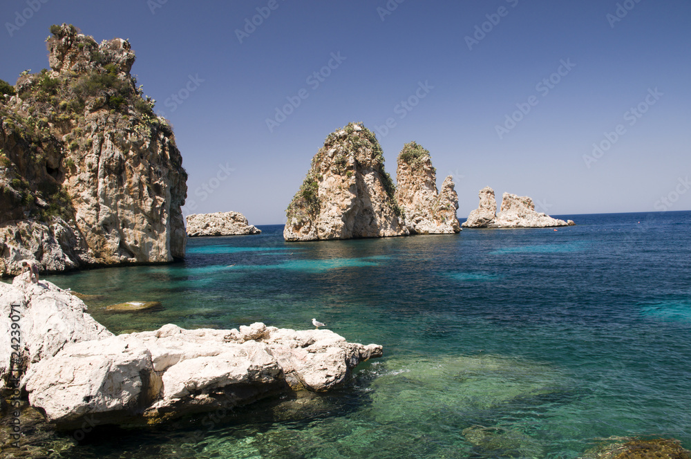 Surrounding of the old tuna fish farm