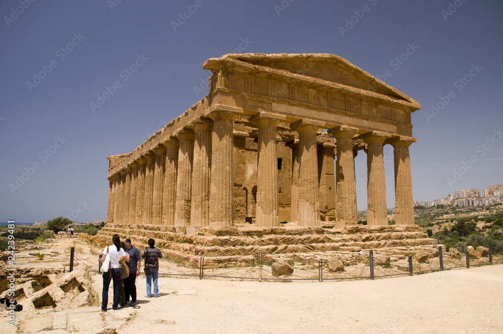 The ruins of Temple of Concordia