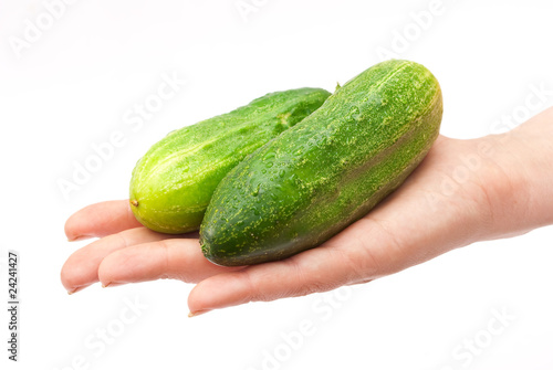 Cucumbers on hand