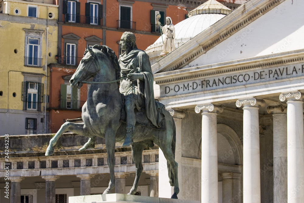 Obraz premium plebiscito's square Naples