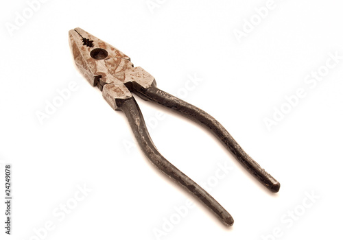 Old flat-nose pliers