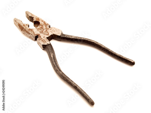 Old flat-nose pliers