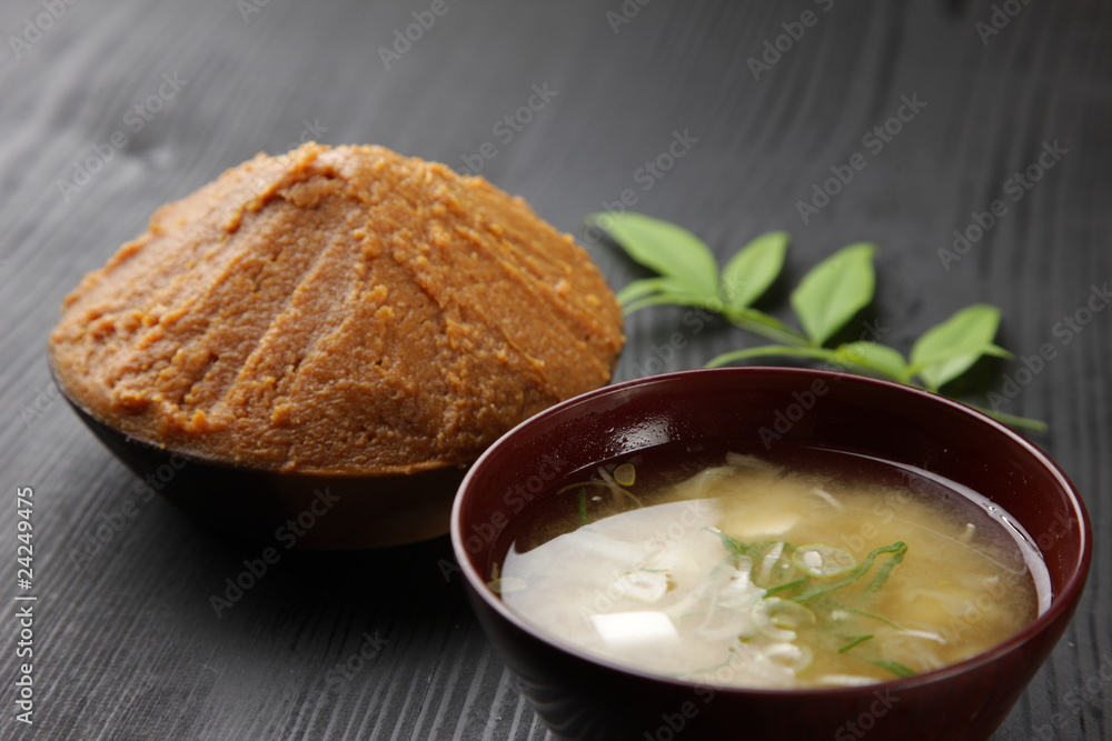 Fotografie miso and miso-soup