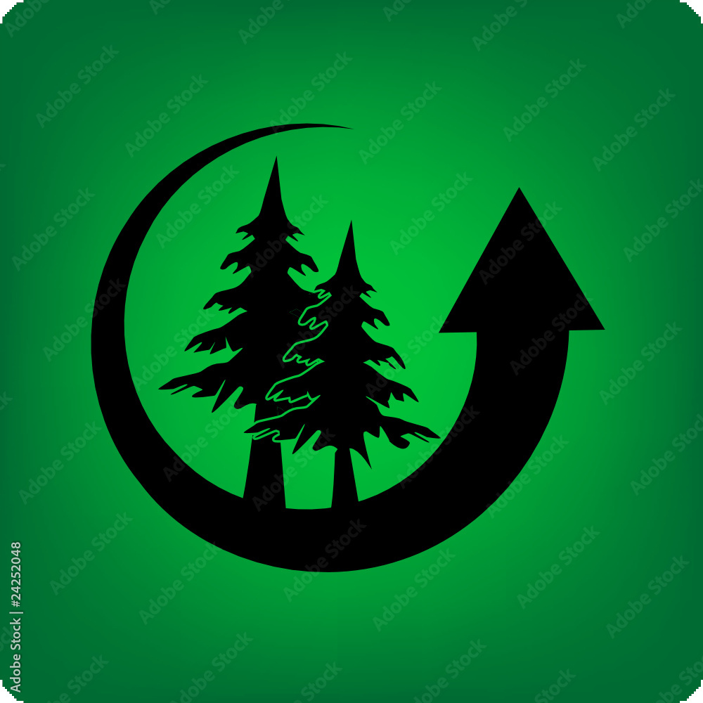 Obraz premium recycle forest