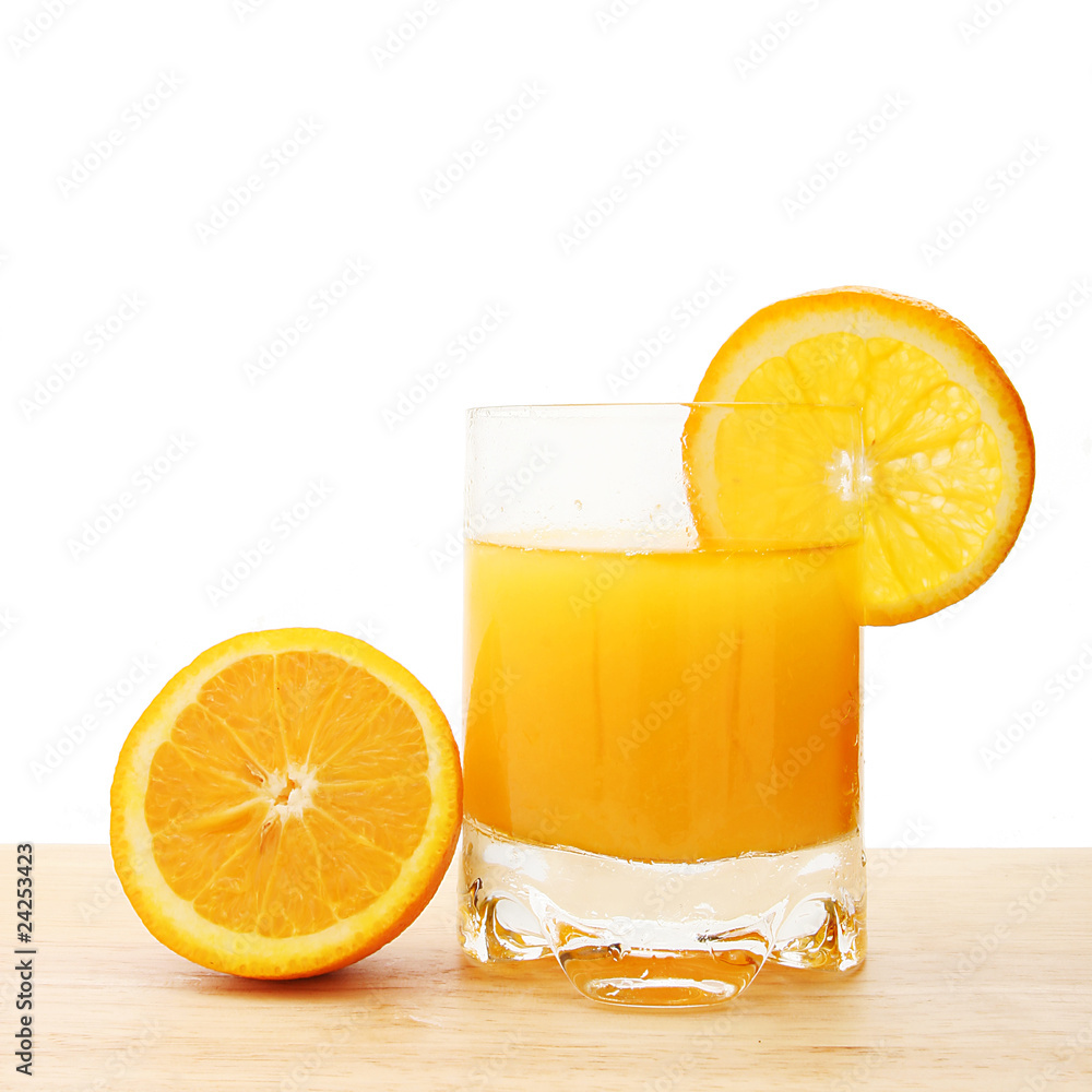 Glass of fresh orange juice Glass of fresh orange juice