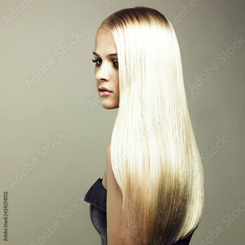 Beautiful woman with magnificent hair #24254852