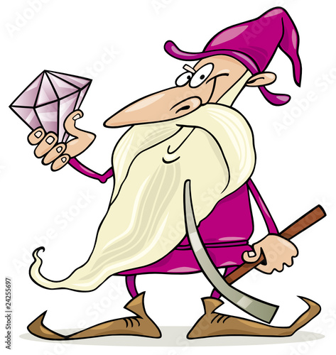 dwarf with diamond