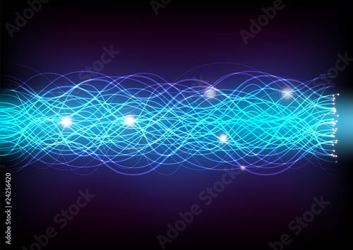 Glowing Fibers