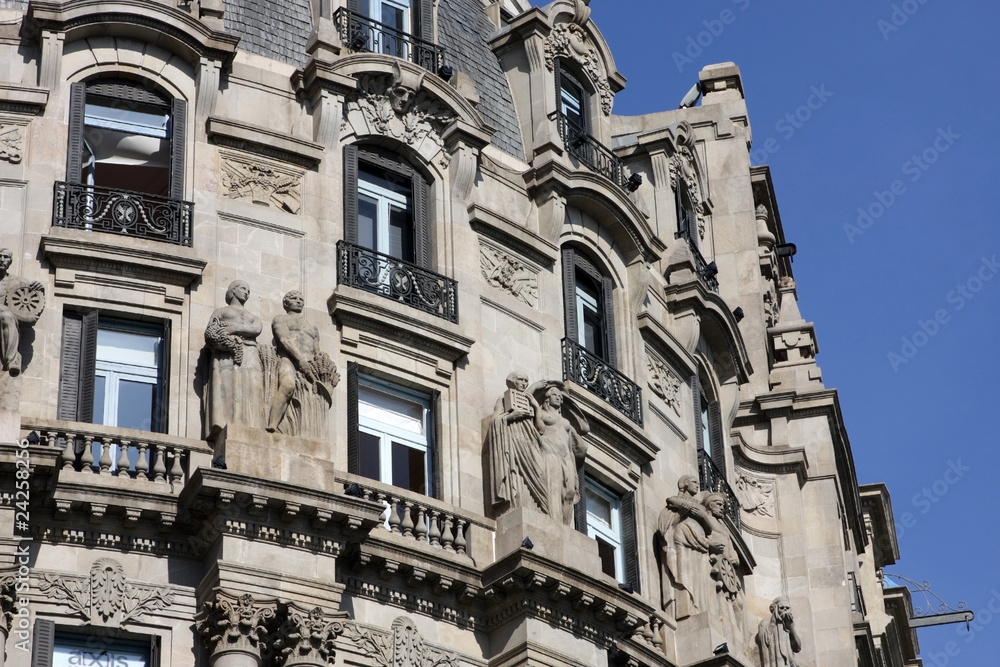 Obraz premium Facade of a building in Spain