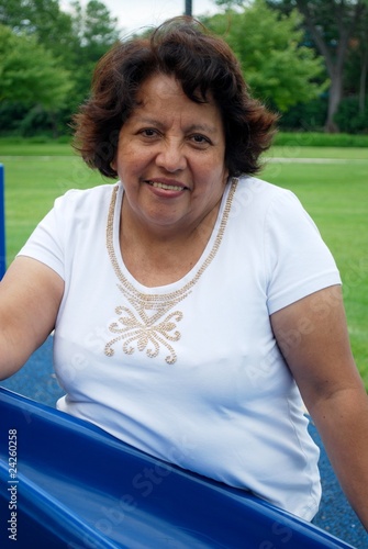 Obraz na płótnie HIspanic woman in her fifties