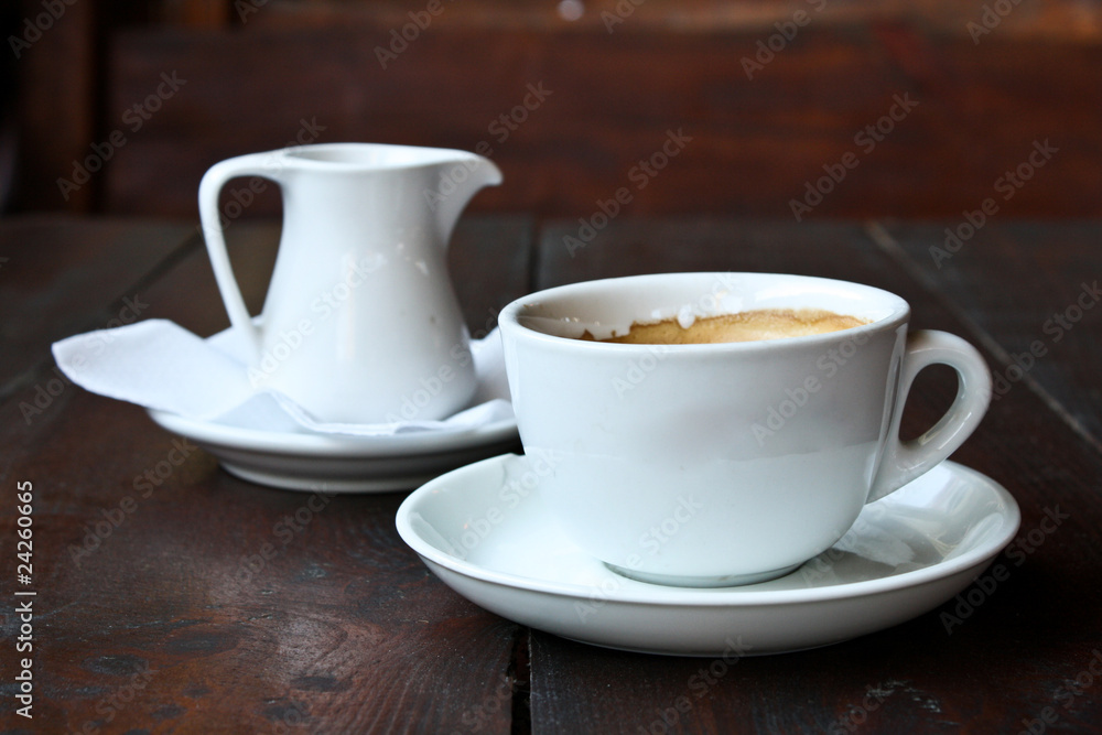 Coffee and milk Coffee and milk