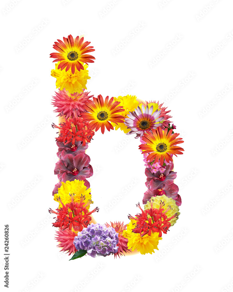 flower letter