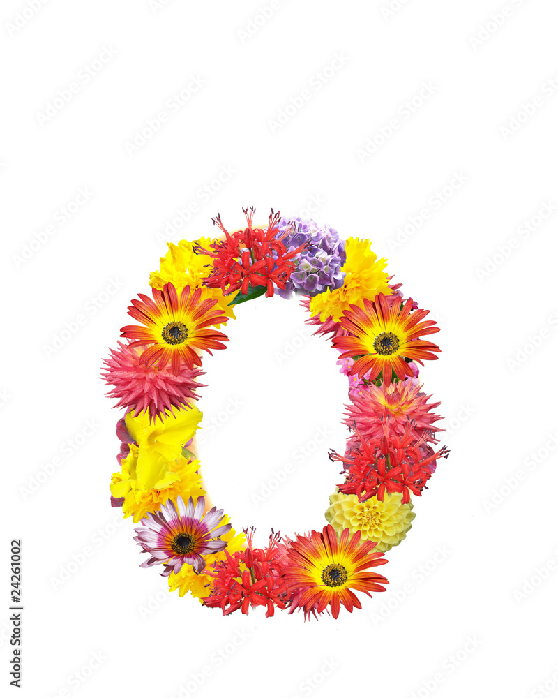 flower letter