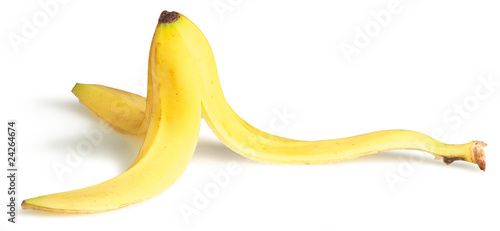 slippery banana skin