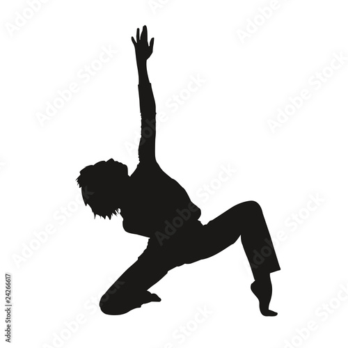 silhouette femme qui danse