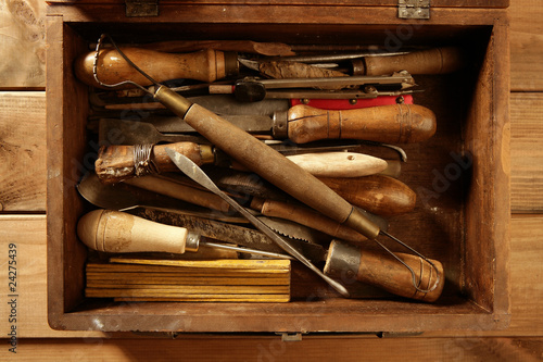 srtist hand tools for handcraft works photo