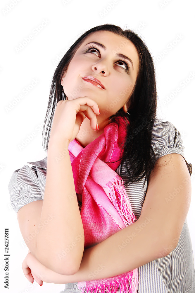 pretty brunette model posing in studio pretty brunette model posing in studio