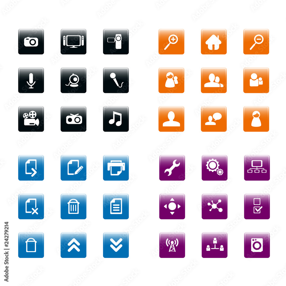 36 square buttons set 2 36 square buttons set 2