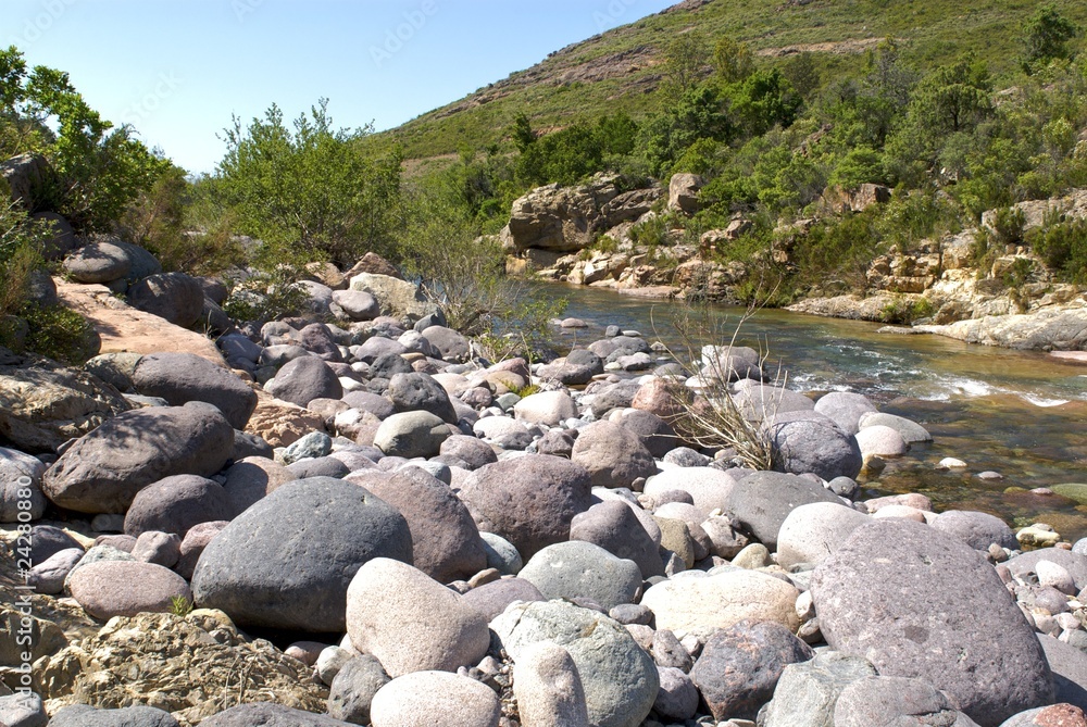 fleuve Le Fango, Corse fleuve Le Fango, Corse