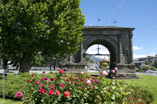 Roman Arch of Augustus in Aosta,Italy