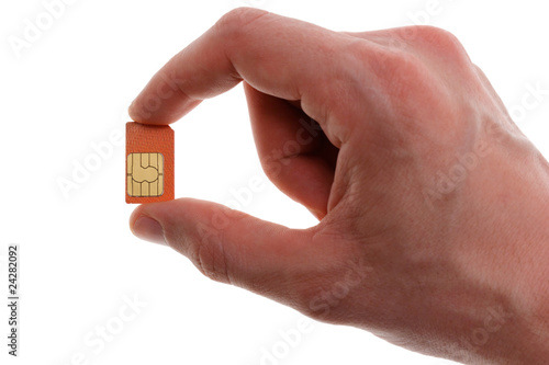 Sim in hand