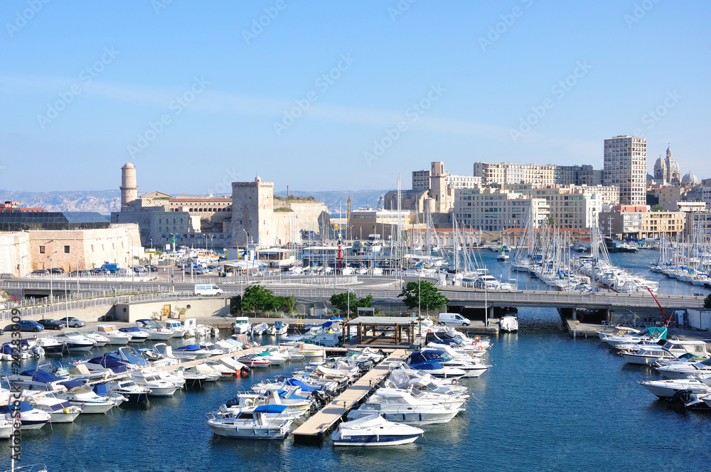 Obraz premium Marseille, vieux-port