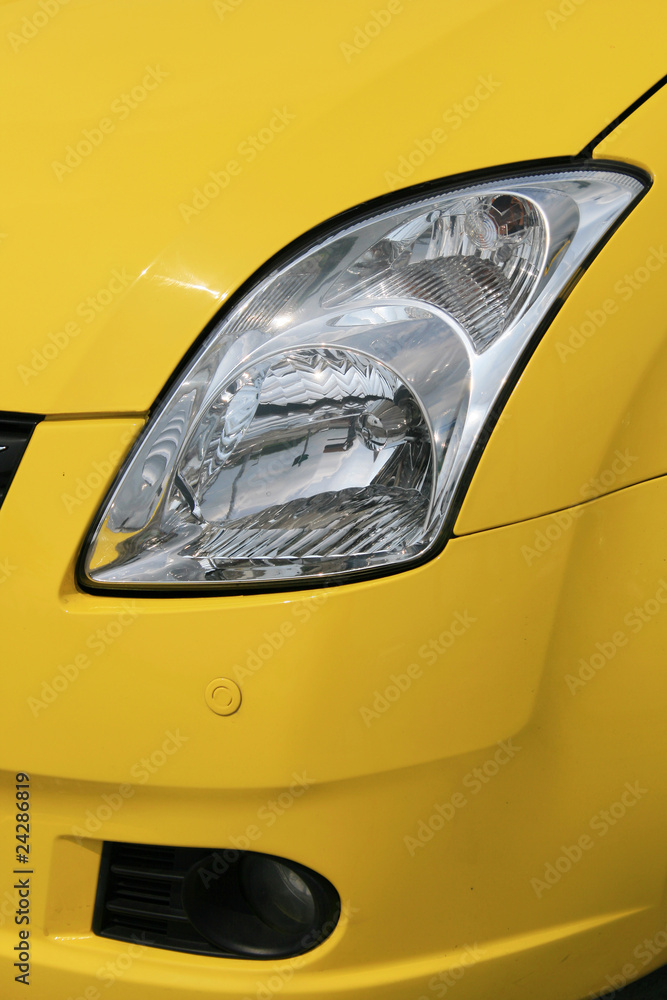 yellow car light