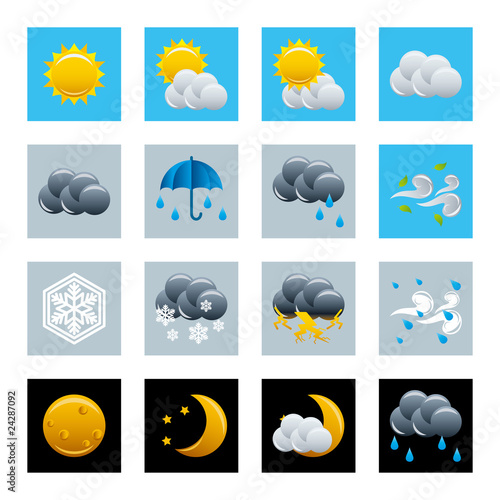 Weather icons set