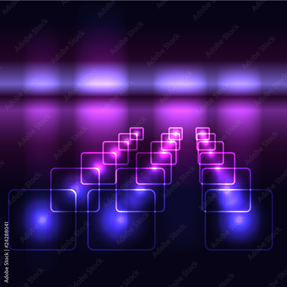 Glowing vector background Glowing vector background