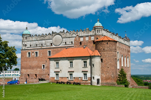 ancient polish castle in Golub Dobrzyn in Poland