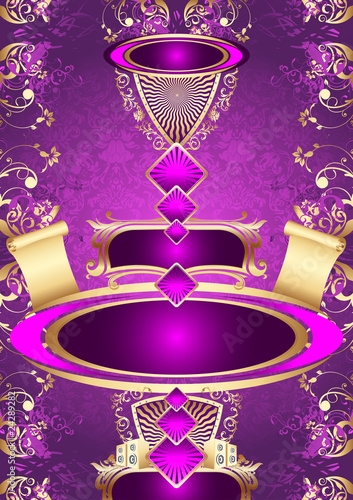 Partyflyer Vorlage Schild Gold