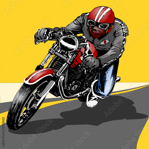 mopedman red