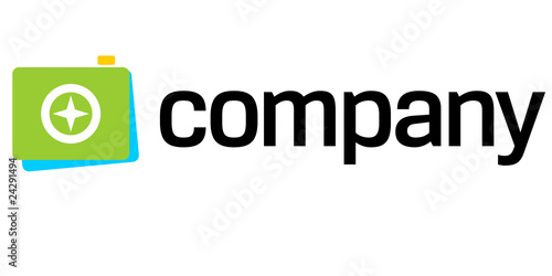Photo camera shot logo