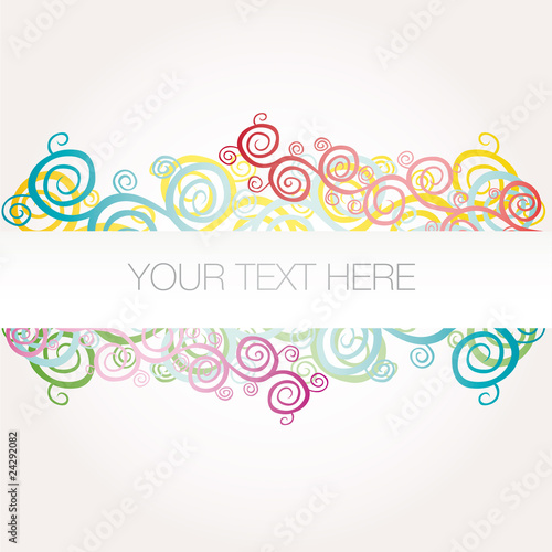 Banner background arabesque vector