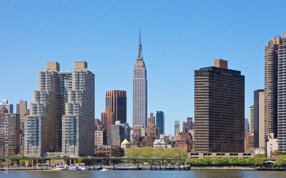 New York Skyline with Empire State Building New York Skyline with Empire State Building