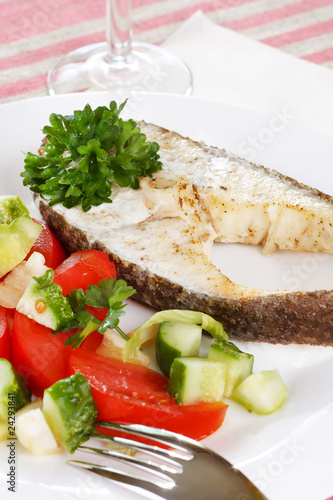 Fish with vegetables