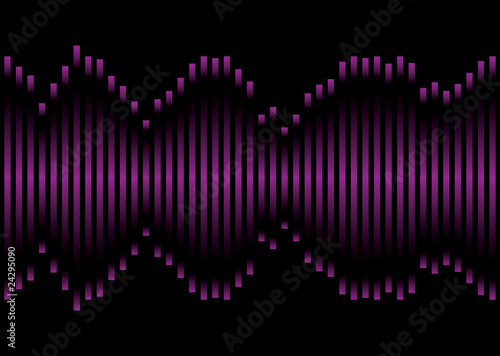 purple music equaliser