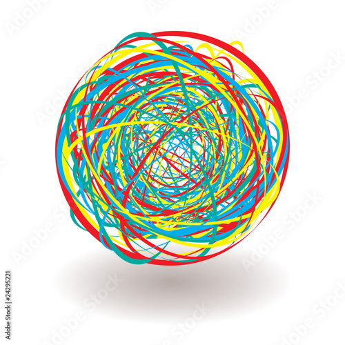 elastic band tangle icon