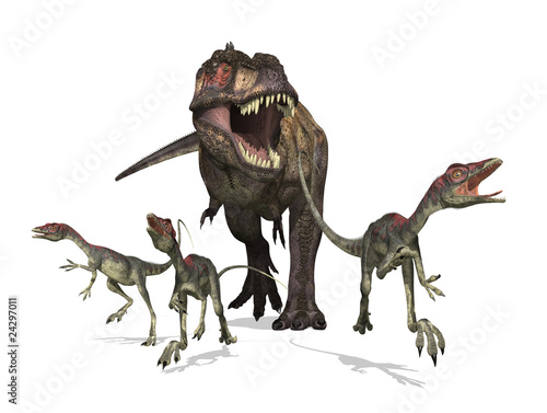 Tyrannosaurus Rex on the Hunt photo