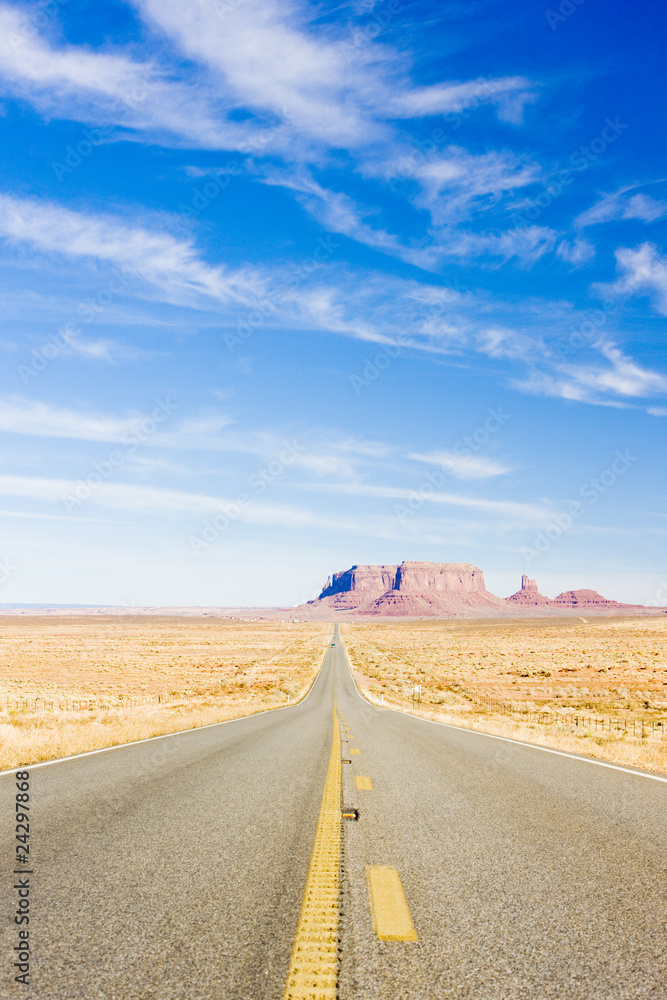 road, Monument Valley National Park, Arizona, USA
