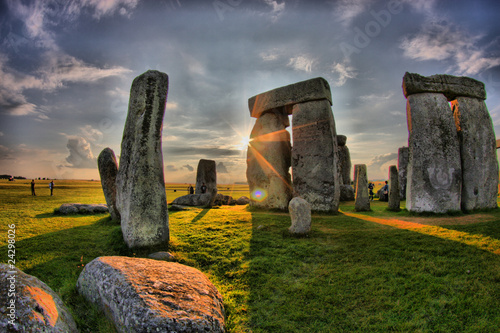 Canvas Print England - Stonehenge