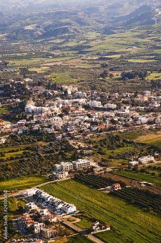 Aerial view of residential area © kirill_makarov