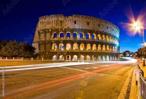 Fotografie, Obraz Colosseum in Twilight