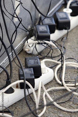 Plugs on extension cord