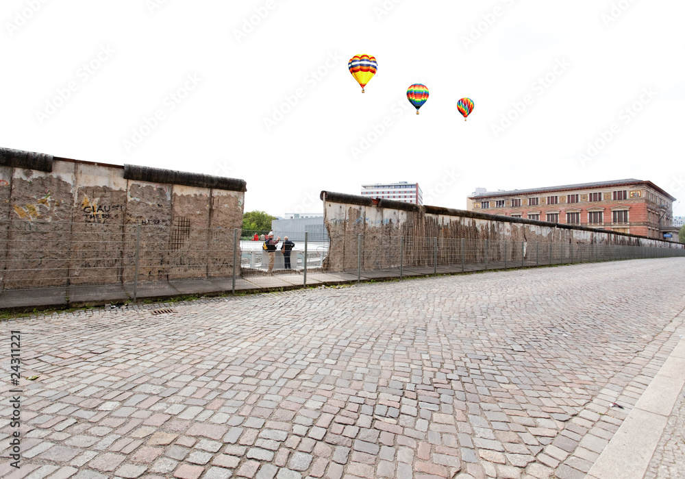 Obraz premium Pozostałości muru berlińskiego