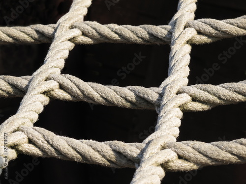 Netz sechs Knoten
